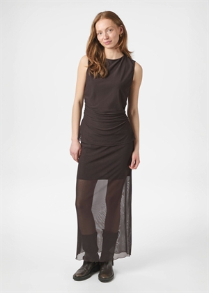 Liblana mesh top Dark Brown Neo Noir 